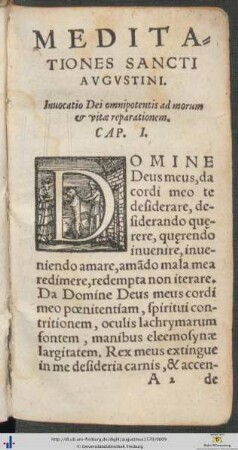Meditationes Sancti Augustini