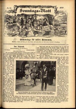 Ausgabe vom Sonntag, den 10. April 1910.