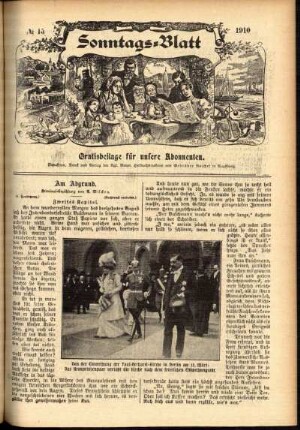 Ausgabe vom Sonntag, den 10. April 1910.