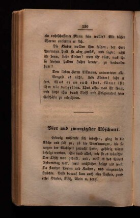 Vier und zwanzigster Abschnitt.