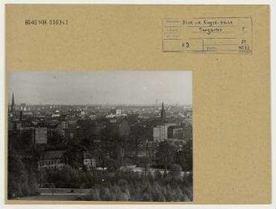 Blick von der Siegessäule im Tiergarten. Berlin, Tiergarten, Großer Stern/Tiergartenstraße