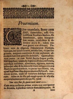 Diss. med. inaug. de degenere naturae filio, sanguine