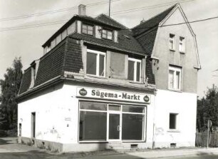 Holzhausen, Stötteritzer Straße 18. Wohnhaus mit Laden (beg. um 1900)
