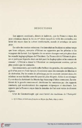 Déductions