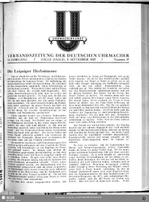 Die Leipziger Herbstmesse