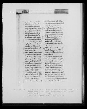 Textseite: Capitulare, Folio 157