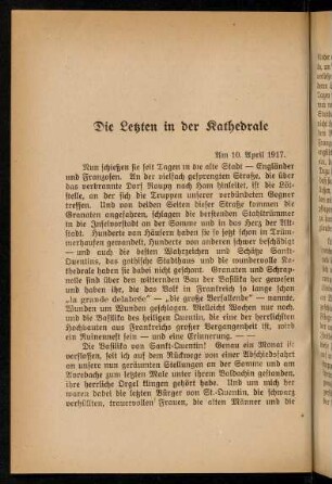 58-63, Die Letzten in der Kathedrale