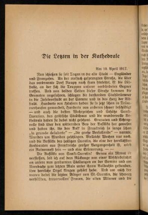 58-63, Die Letzten in der Kathedrale