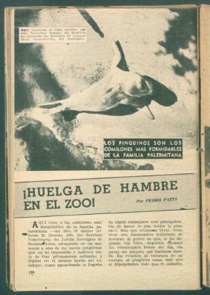 ¡Huelga de hambre en el zoo!