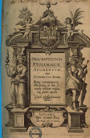 Descriptionis Ptolemaicae Augmentum, sive occidentis notitia : brevi commentario illustrata, et hac secunda editione magna sui parte aucta