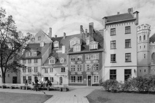Wohnhäuser Meistaru iela 19, 21, 23 (Kleine Schmiedestraße) in Riga