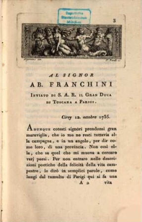 Opere Del Conte Algarotti. 9, Lettere Varie ; Parte Prima