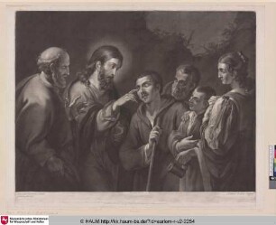 [Die Heilung des Blindgeborenen; Our Saviour Healing the blind]
