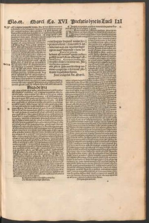 Incipit prooemium eiusdem venerabilis patris/ fratris Nicolai de lyra super Lucam.
