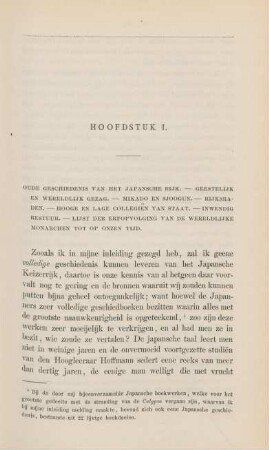 Hoofdstuk I. Oude geschiedenis van het Japansche Rijk. - ...