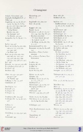 Ortsregister