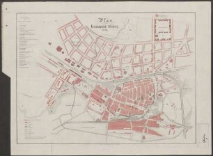 Plan der Kreishauptstadt Offenburg