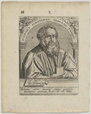 Bildnis des Ioannes Forsterus