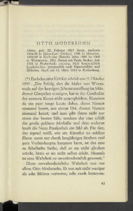 Otto Modersohn