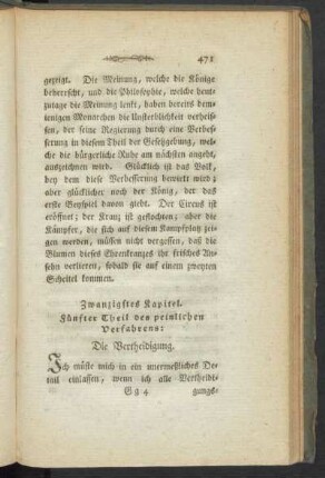 Zwanzigstes Kapitel. Fünfter Theil des peinlichen Verfahrens