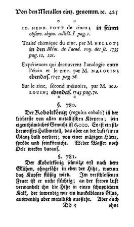 Koboltkönig im Feuer (§. 781, 782)