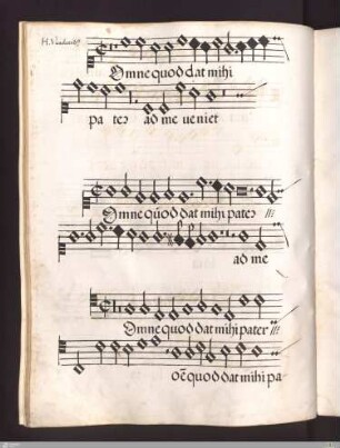 Hubertus Waelrandus : Omne quod dat mihi