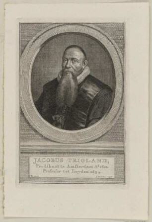 Bildnis des Jacobus Trigland