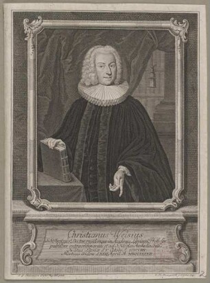Bildnis des Christianus Weisius