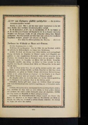 Fortdauer der Schlacht an Ancre und Somme.