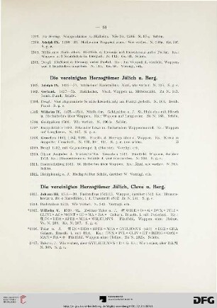 Die vereinigten Herzogtümer Jülich und Berg (Nr. 1302-1312)