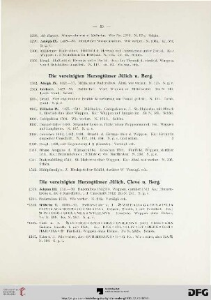 Die vereinigten Herzogtümer Jülich und Berg (Nr. 1302-1312)