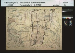 Flur von Zwickau, Oberhohndorf, Bockwa, Reinsdorf und Vielau mit Grubenfeldern (Blatt 100) (mit Nachbringungen)