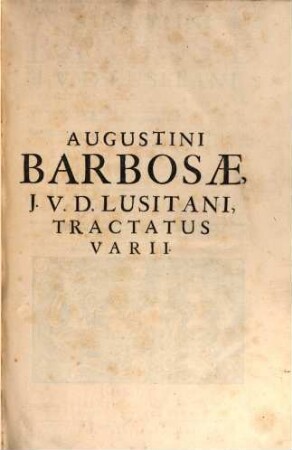 Tractatus varii