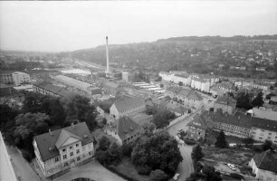 Lörrach: Blick vom Hochhaus auf KBC