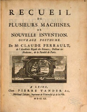 Recueil de plusieurs machines de nouvelle invention