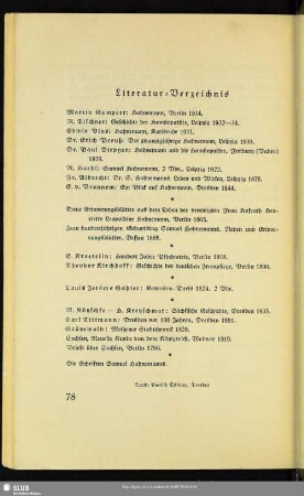 Literatur-Verzeichnis