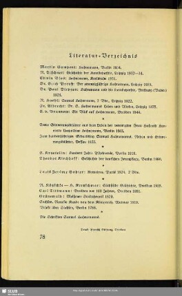Literatur-Verzeichnis