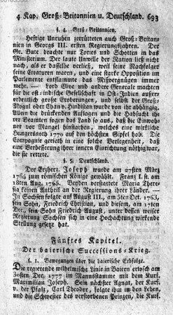 Fuenftes Kapitel. Der baierische Successions-Krieg