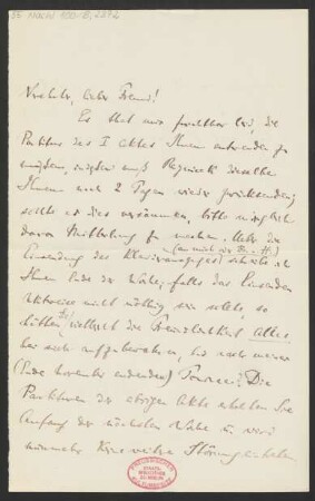 Brief an Karl Klindworth : 14.09.1896