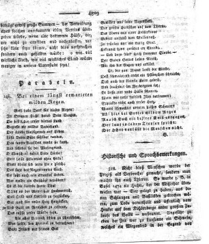 460stes Stueck, Sonnabend, den 25. Oktober 1817