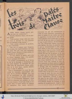 Les trois pâtés de Maitre Clause.