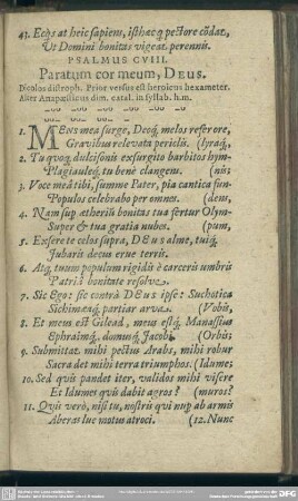 Psalmus CVIII. Paratum cor meum, Deus