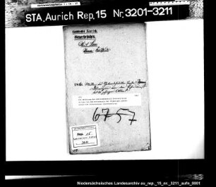 Die Befreiung des Getreidehändlers Everhard Bruns in Leer von dem Erfordernis des 25jährigen Lebensalters zum selbständigen Gewerbebetrieb