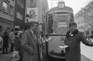 Freiburg im Breisgau: Warnstreik der VAG