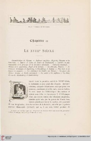 Chapitre II: Le XVIIIe siècle