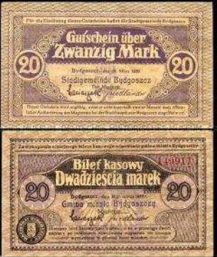 Bromberg, Notgeld 20 Mark