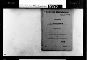 Geschäftsordnung der Landesregierung und Geschäftsgang bei den Staatsbehörden
