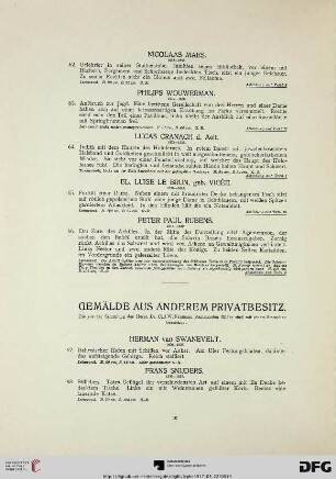 Gemälde aus anderem Privatbesitz (Nr. 67-139)