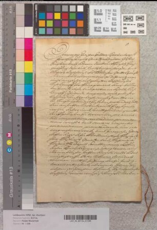 Äckertausch zwischen dem Stift Essen nebst Hörigem Kartenbroeck und Abt Ferdinand und dem Kloster Marienfeld nebst Hörigem Vahlhauss.