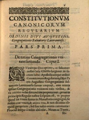 Constitutiones Canonicorum Regularium Ord. S. Augustini